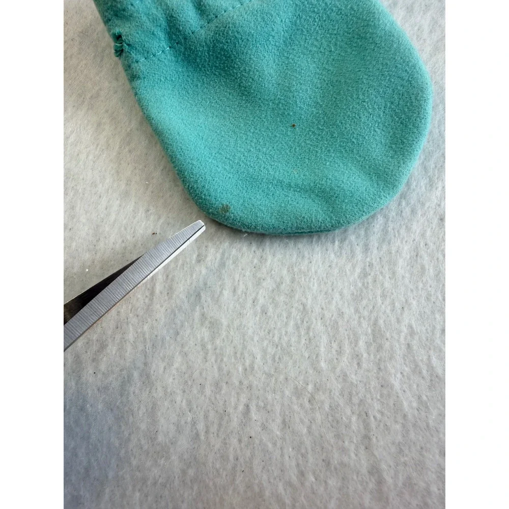Tiffany & Co Blue Paper Gift Bag and Drawstring Jewelry Pouch Set